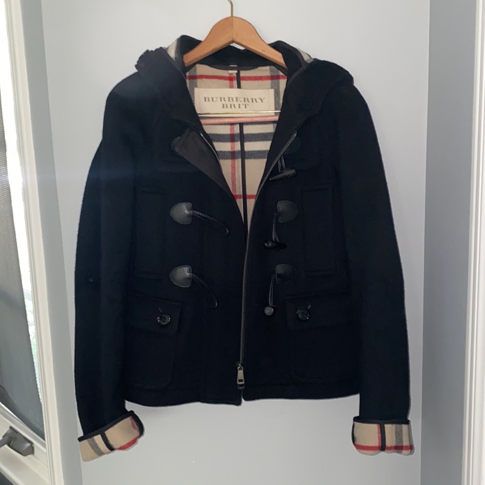 Burberry Short Wool Duffle Coat